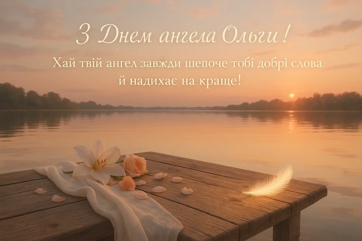 Привітання з днем ангела Ольги Привітання з днем ангела Ольги