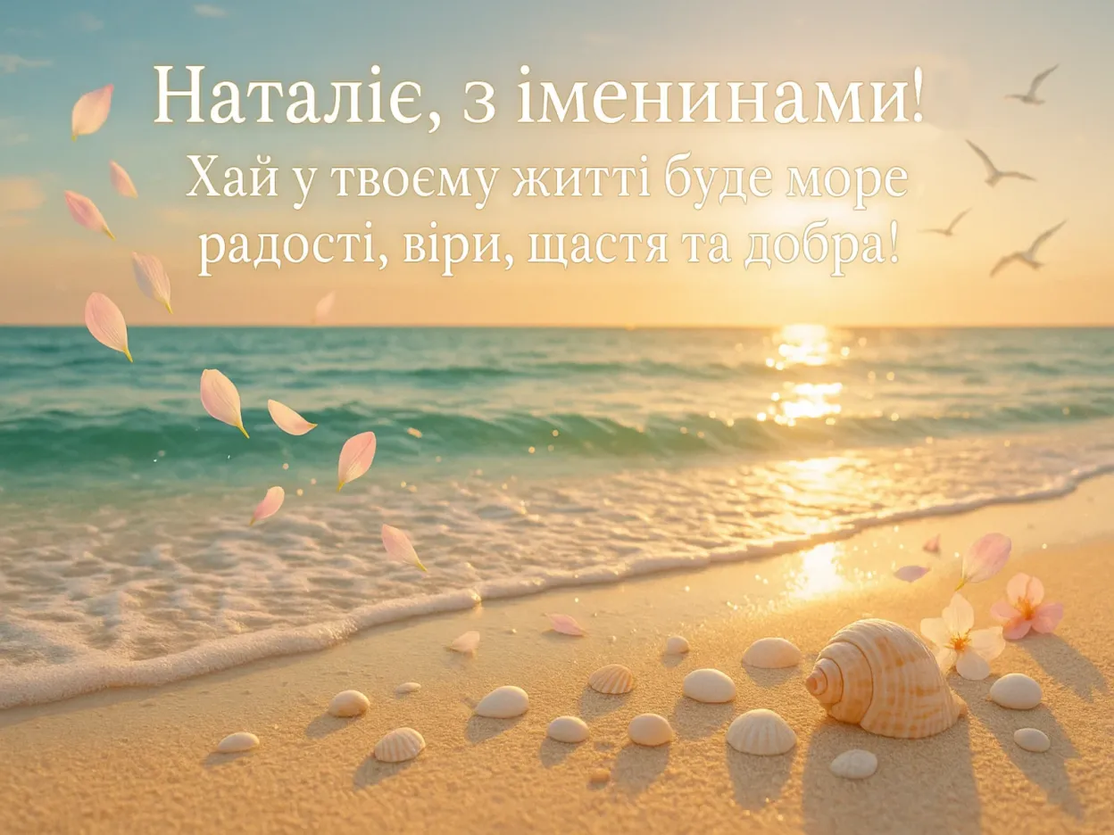 Привітання з днем ангела Наталії
