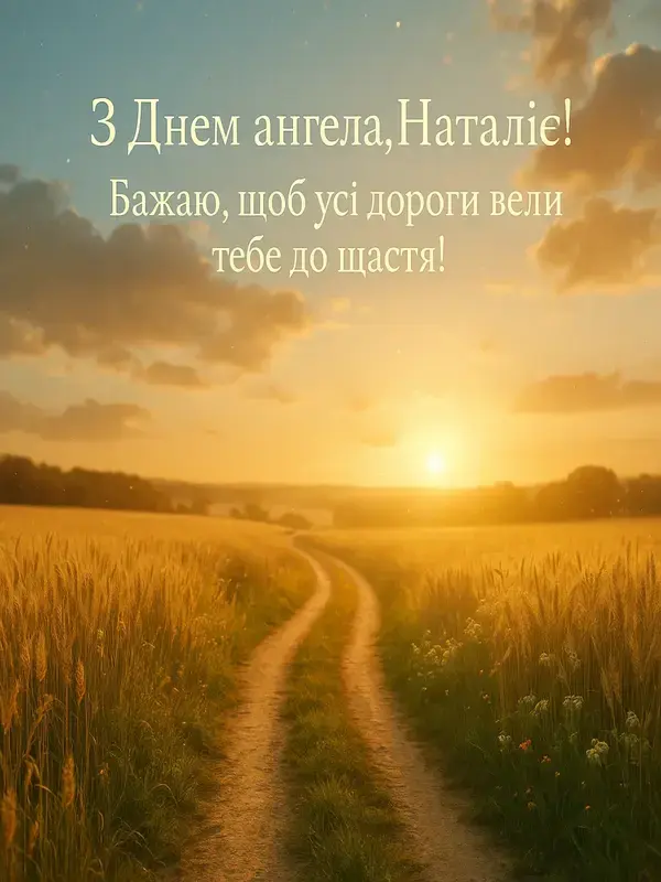 Привітання з днем ангела Наталії