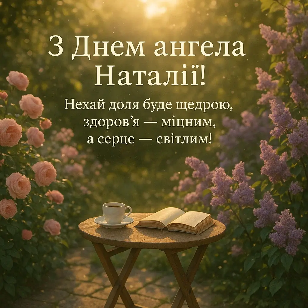 Привітання з днем ангела Наталії
