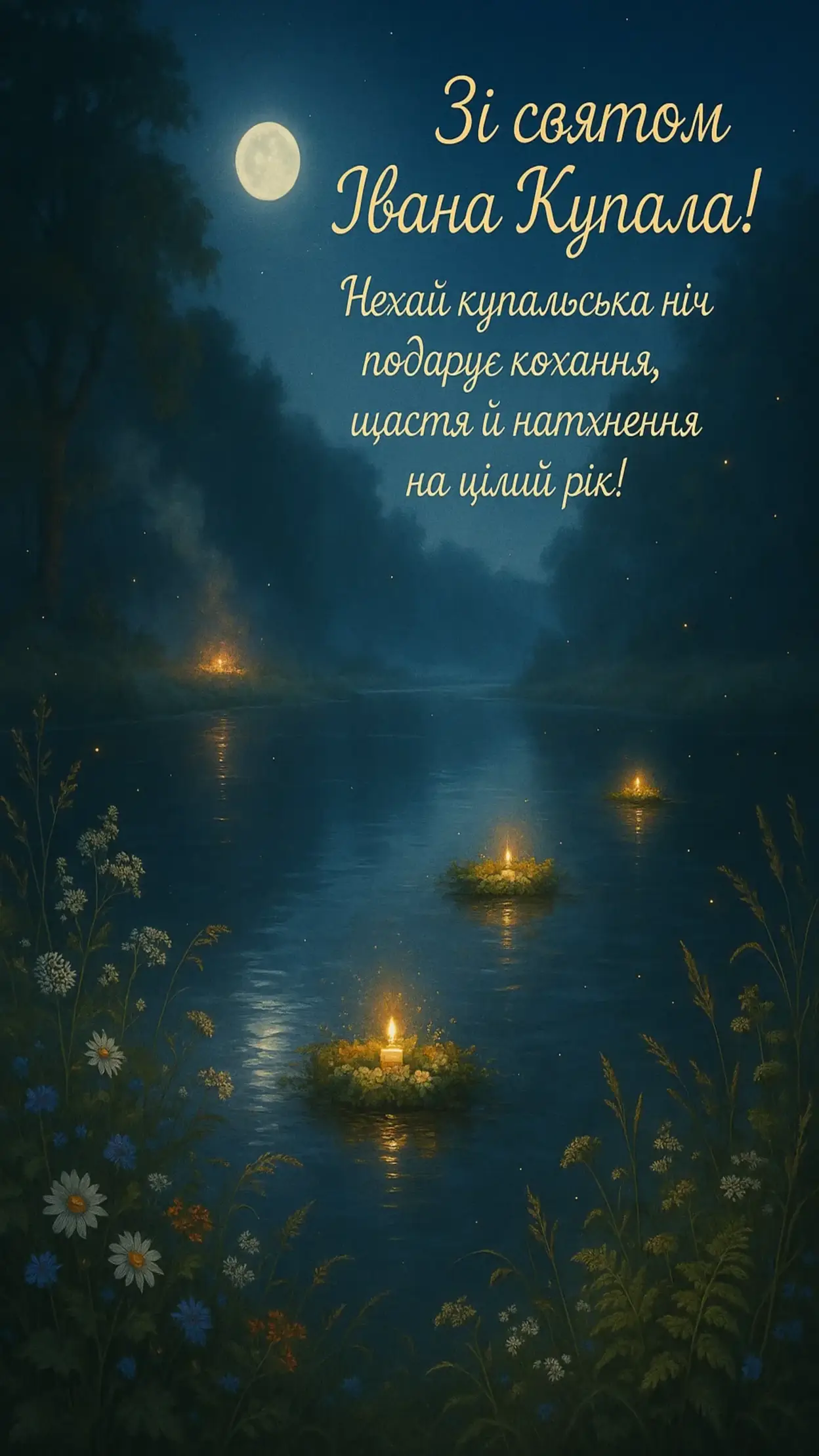 Привітання з Івана Купала Привітання з Івана Купала