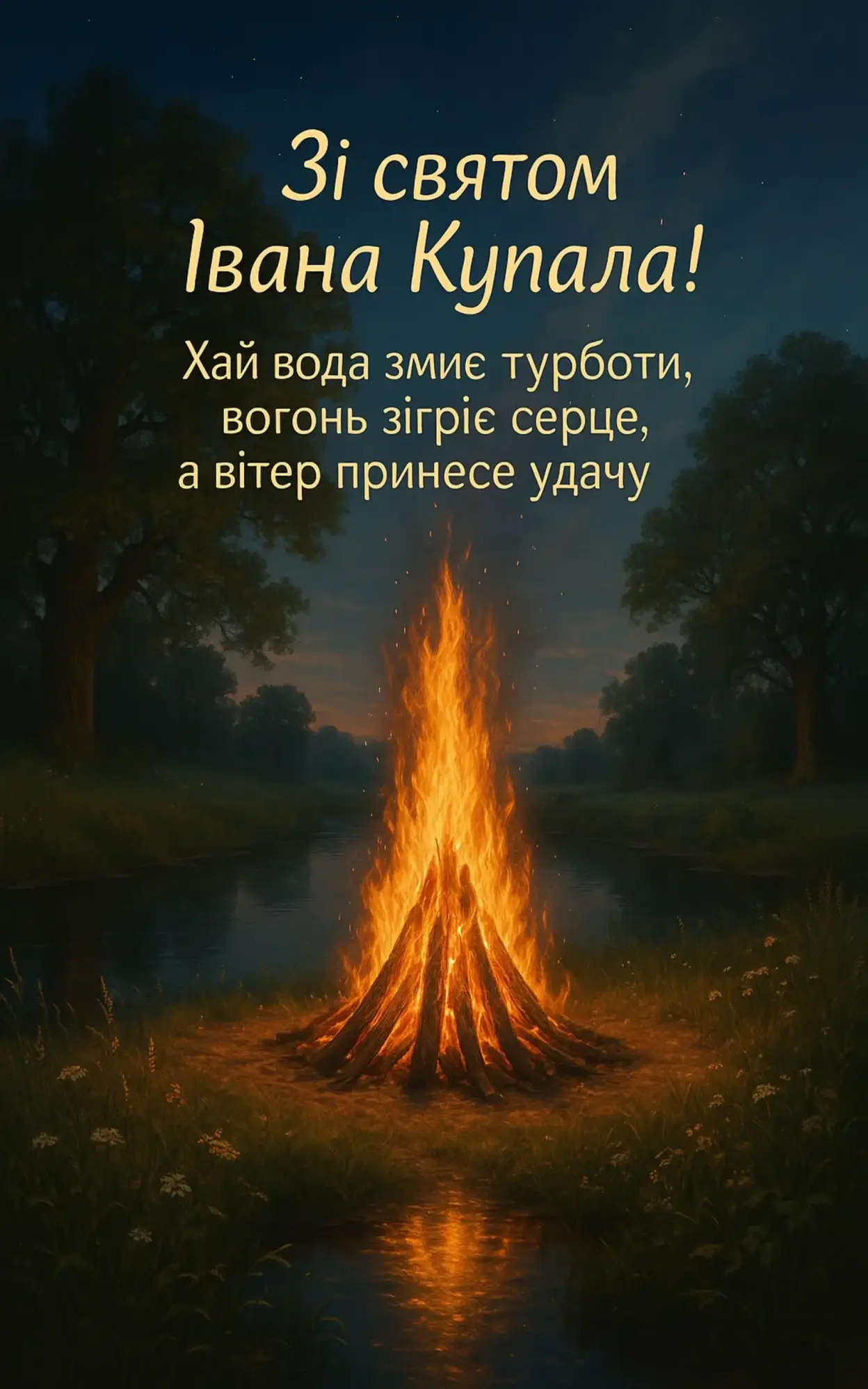 Привітання з Івана Купала Привітання з Івана Купала