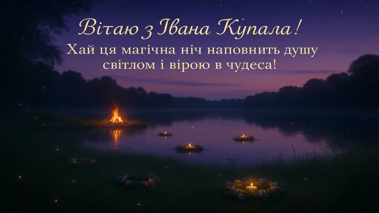 Привітання з Івана Купала Привітання з Івана Купала
