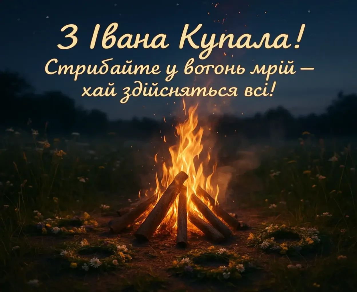 Привітання з Івана Купала Привітання з Івана Купала