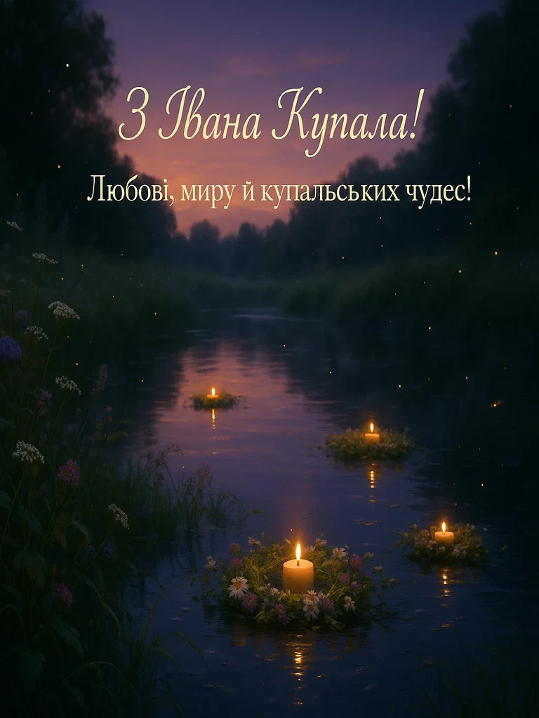 Привітання з Івана Купала Привітання з Івана Купала