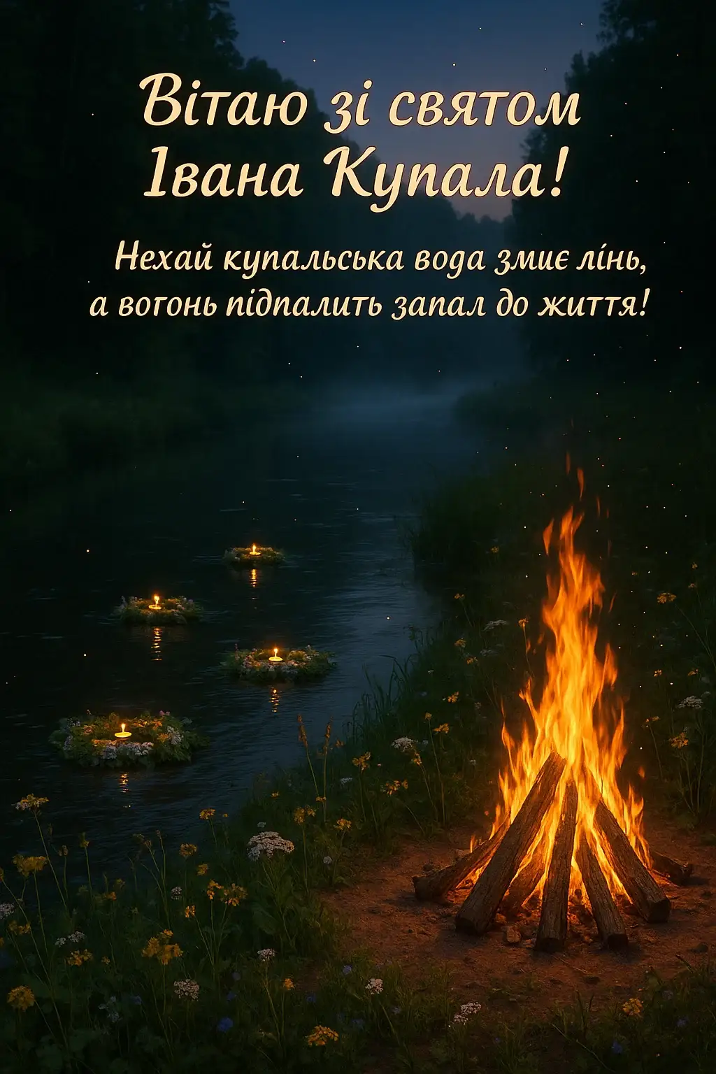 Привітання з Івана Купала Привітання з Івана Купала