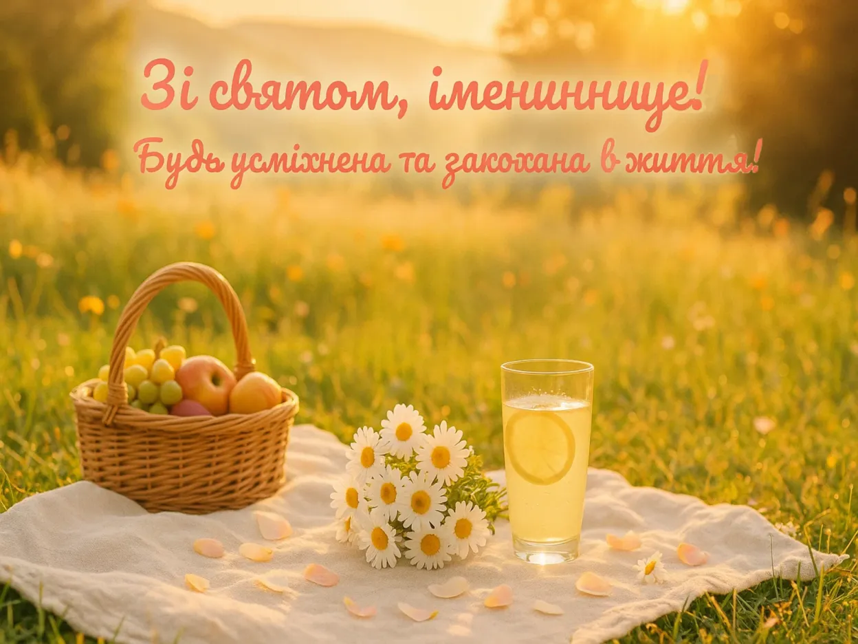 Привітання з іменинницею