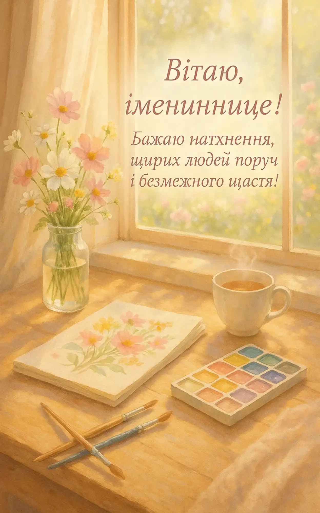 Привітання з іменинницею