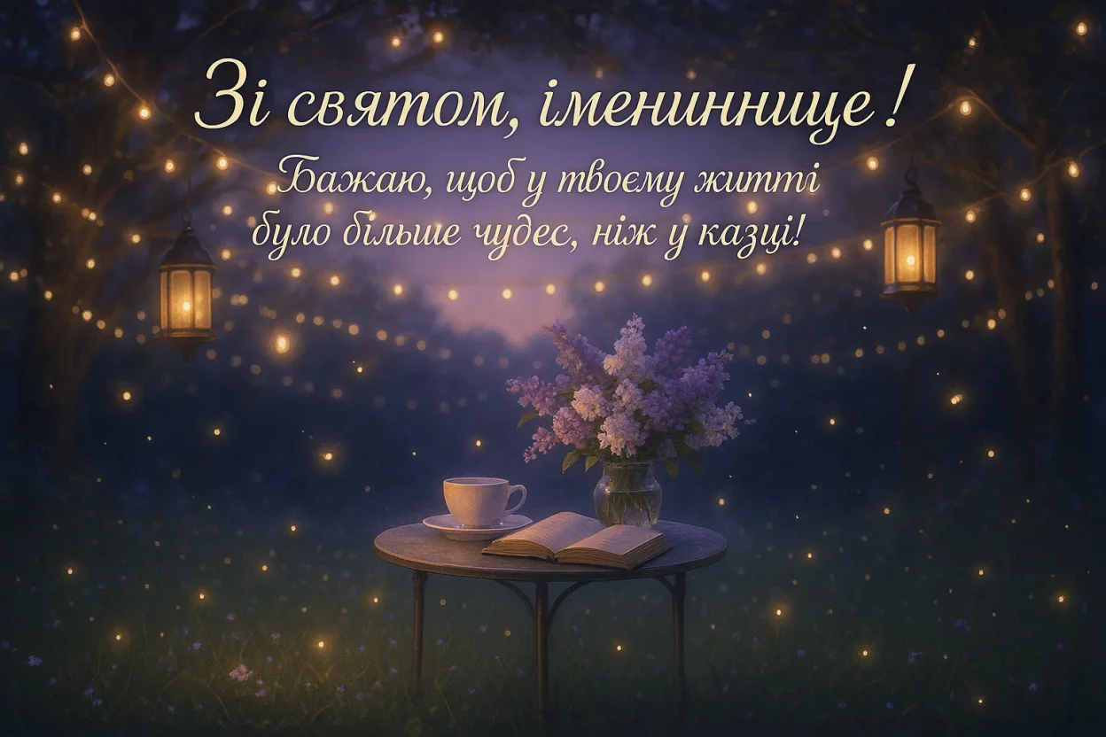 Привітання з іменинницею