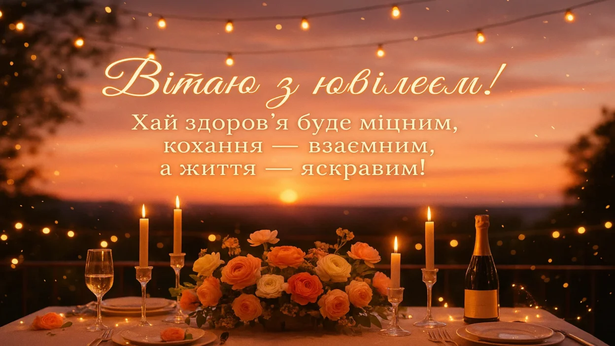 Привітання з днем народження жінці з ювілеєм Привітання з днем народження жінці з ювілеєм