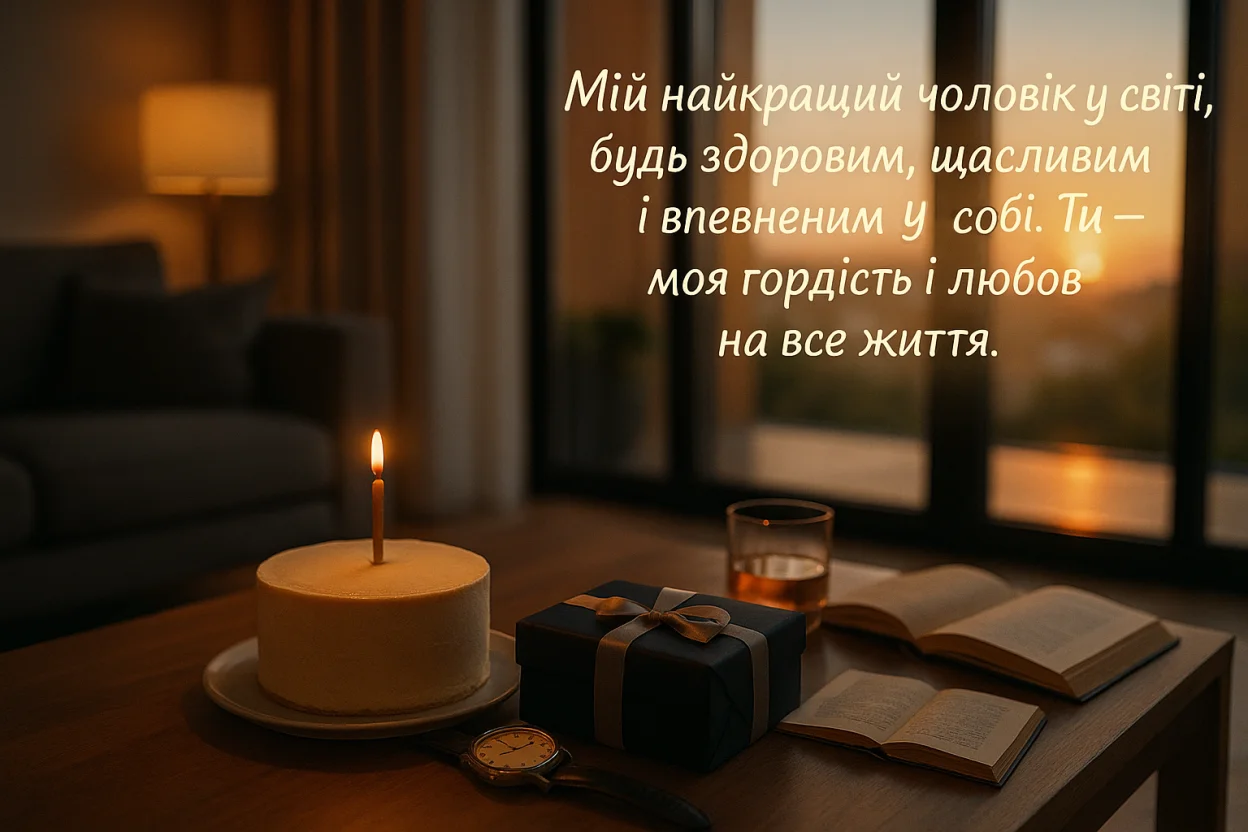 Привітання з днем народження коханому чоловіку