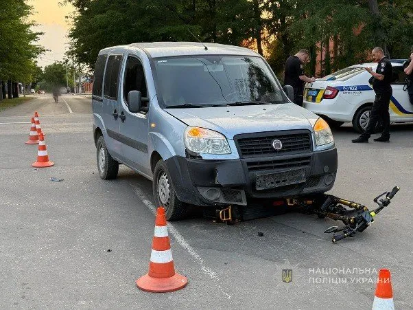 На Одещині три ДТП: під колеса потрапили велосипедист, мотоцикліст і підліток на самокаті