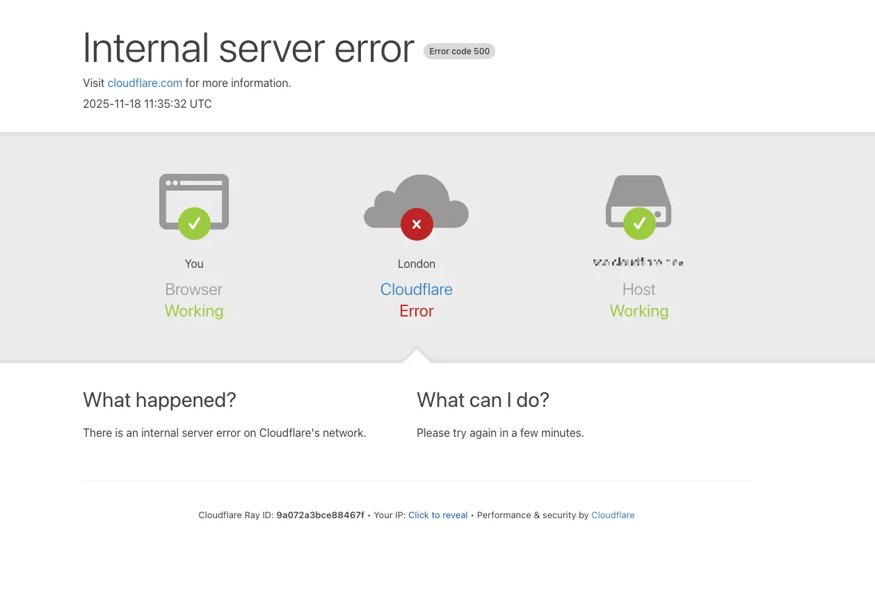 Cloudflare уточнила справжню причину глобального збою 18 листопада
