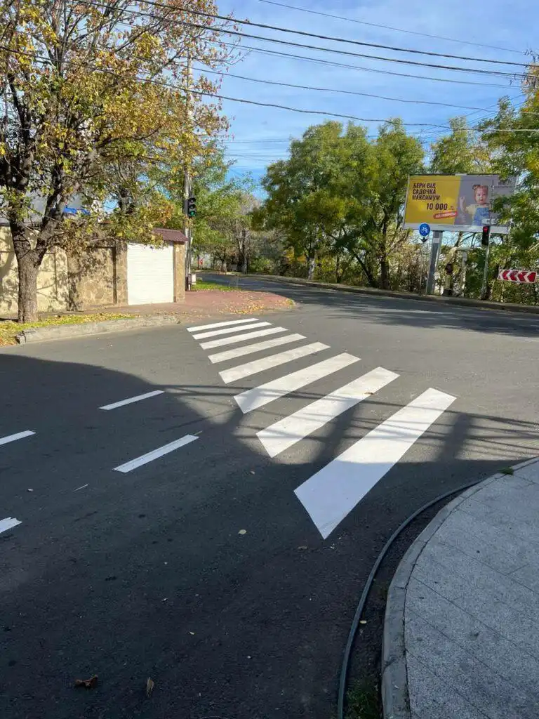 В Одесі оновили дорожню розмітку на семи ключових вулицях