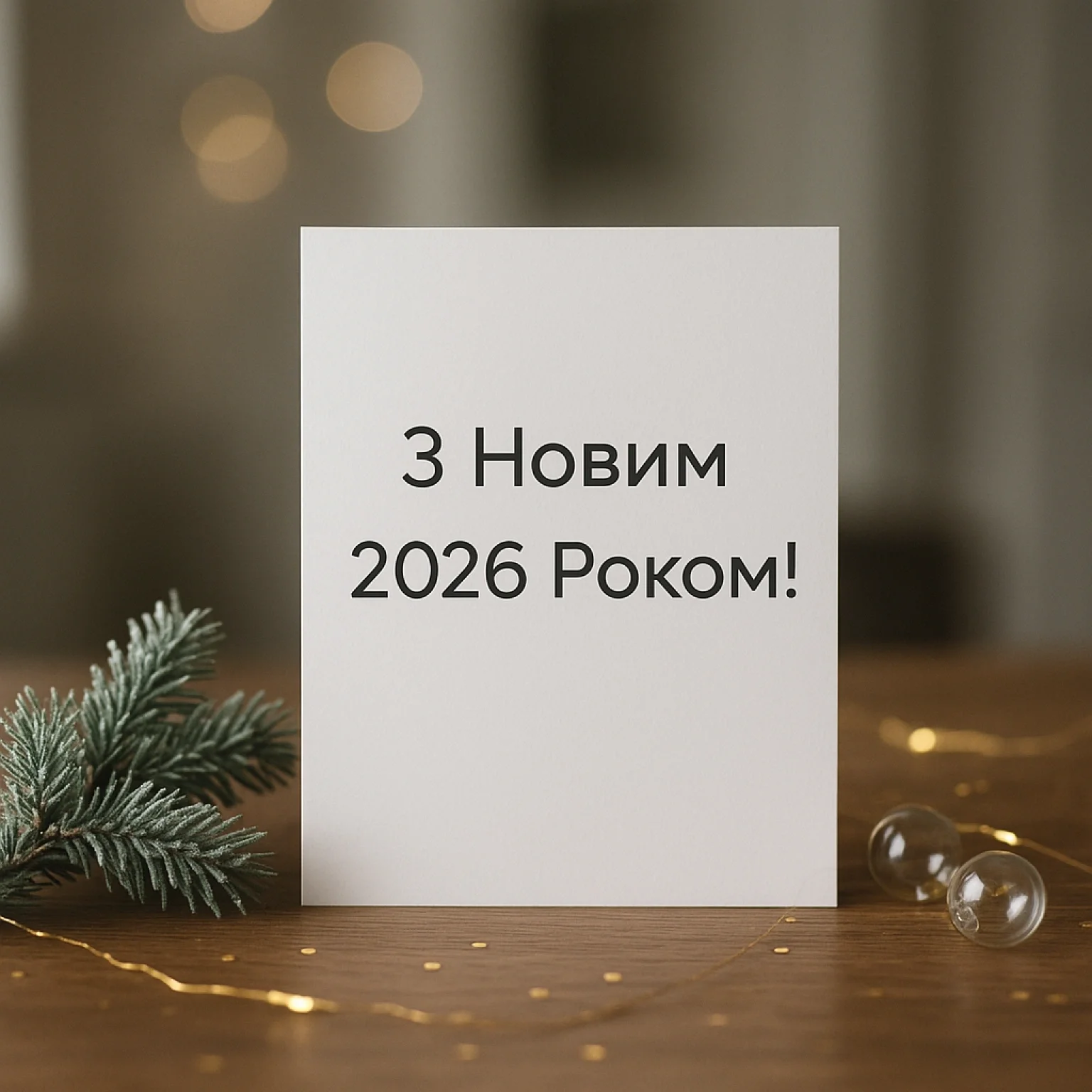 Привітання з новим роком 2026