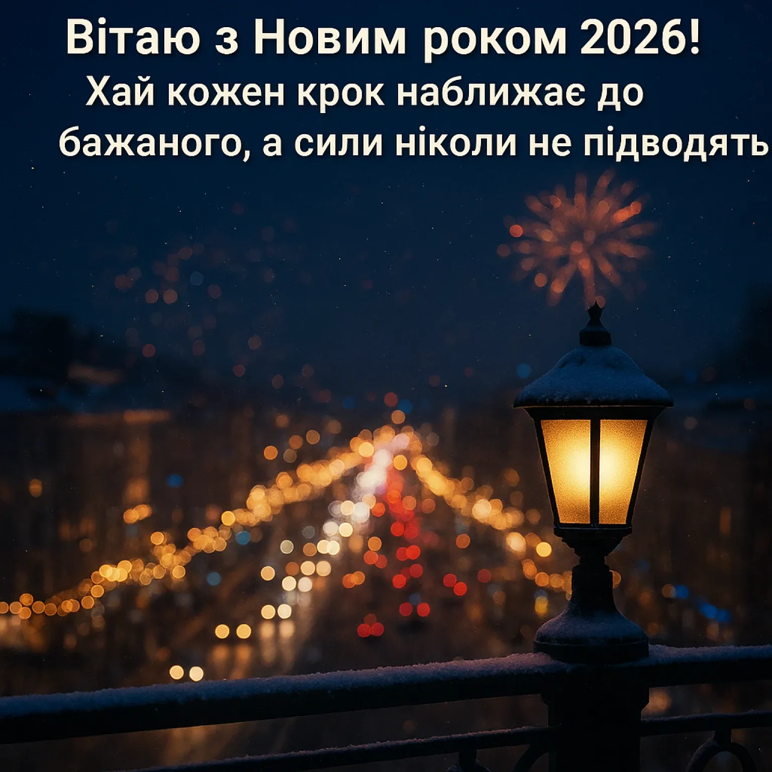 Привітання з новим роком 2026