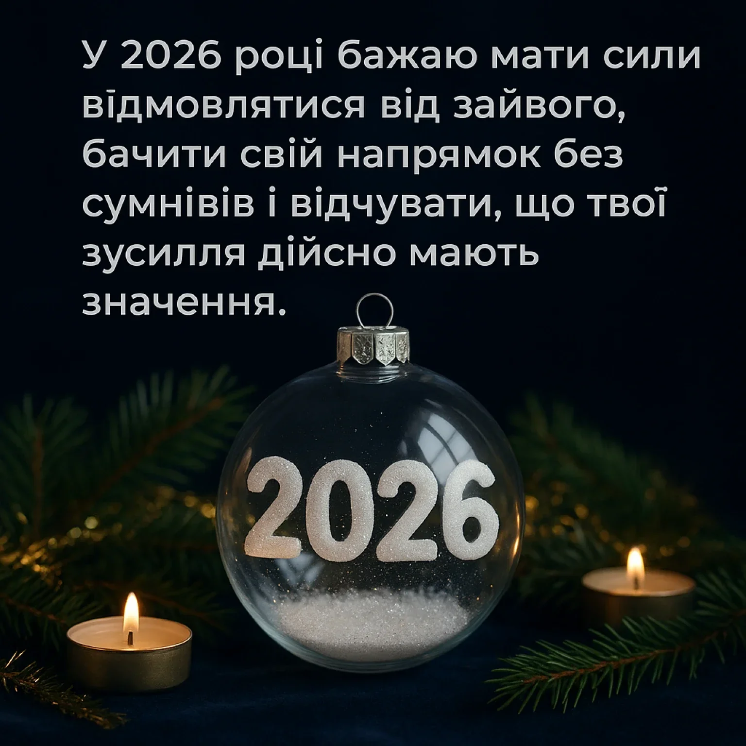 Привітання з новим роком 2026