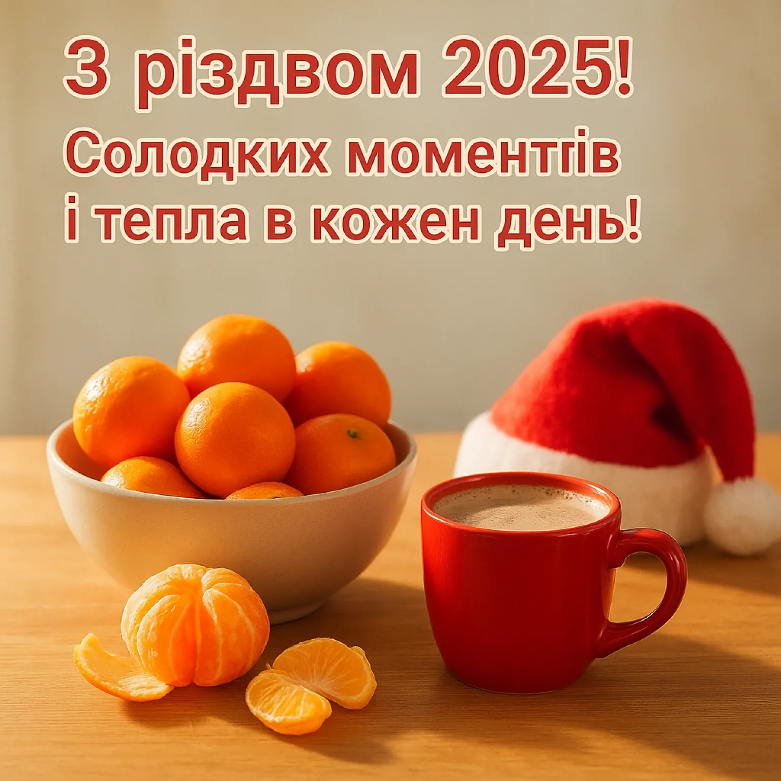 Привітання з різдвом 2025