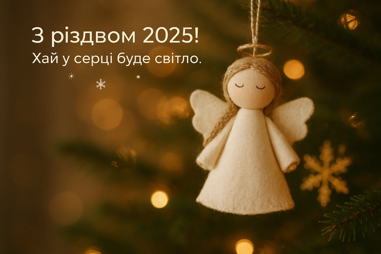 Привітання з різдвом 2025