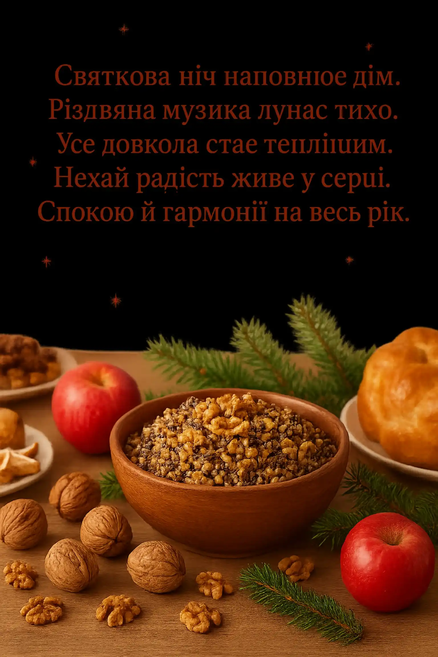 Привітання з різдвом 2025
