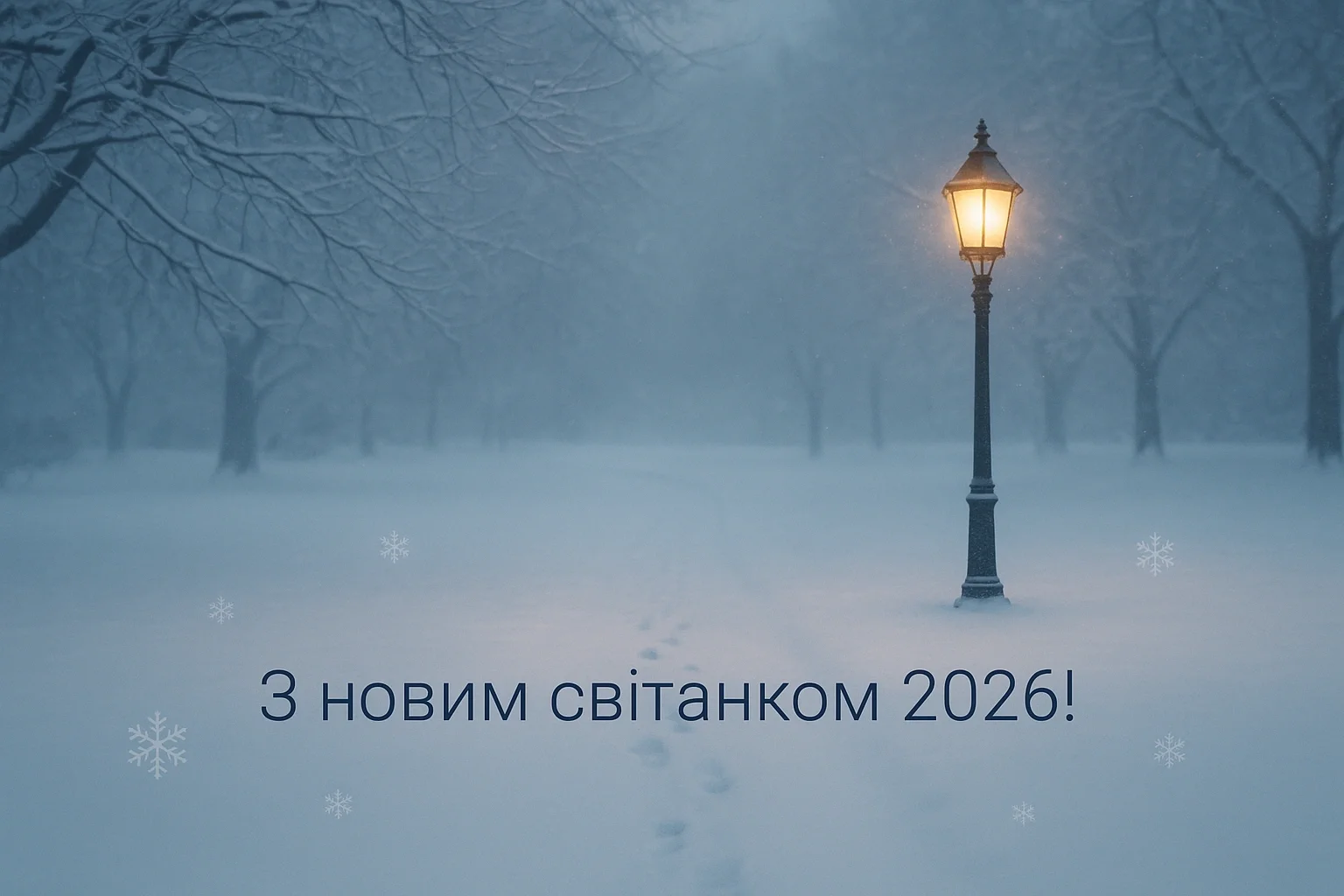 Привітання з прийдешнім новим роком 2026