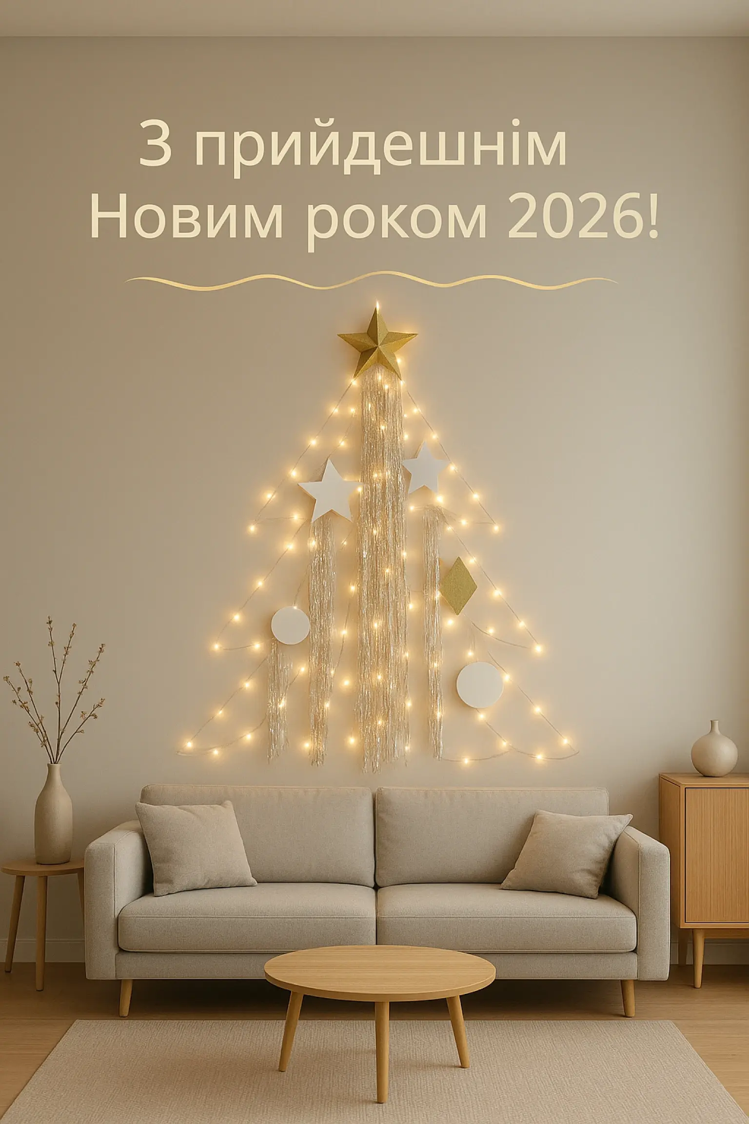 Привітання з прийдешнім новим роком 2026