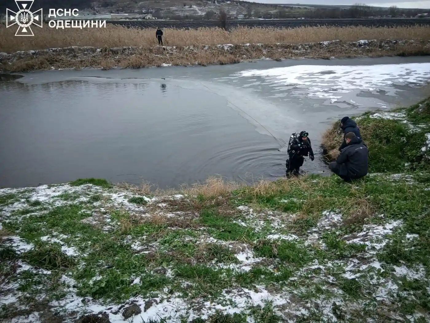 Трагедія на Тилігулі: чоловік загинув, провалившись під кригу на Одещині