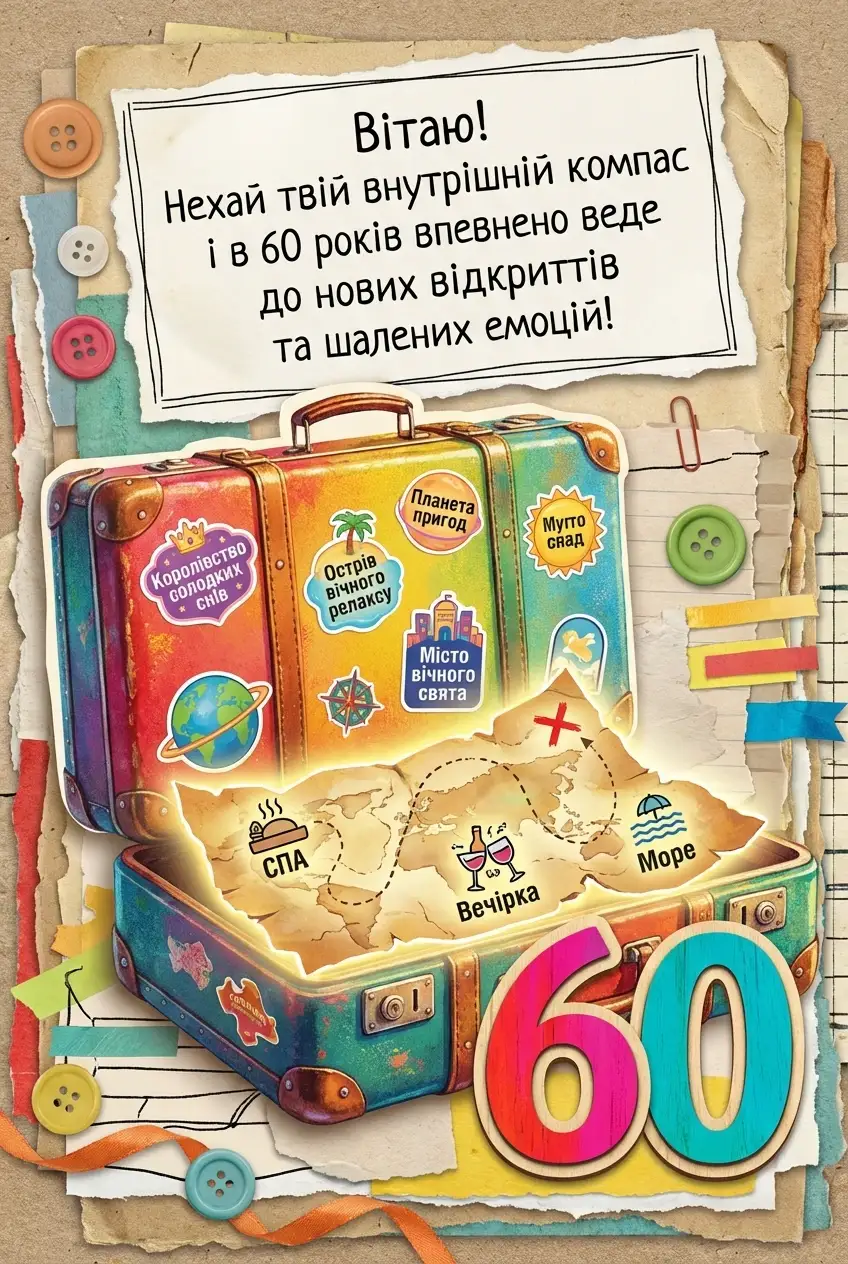 прикольні привітання з ювілеєм 60 років жінці