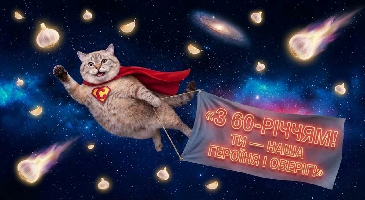 Прикольні привітання з ювілеєм 60 років для жінки