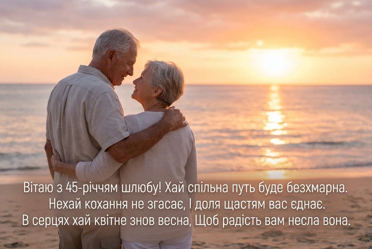 45 років весілля - картинки