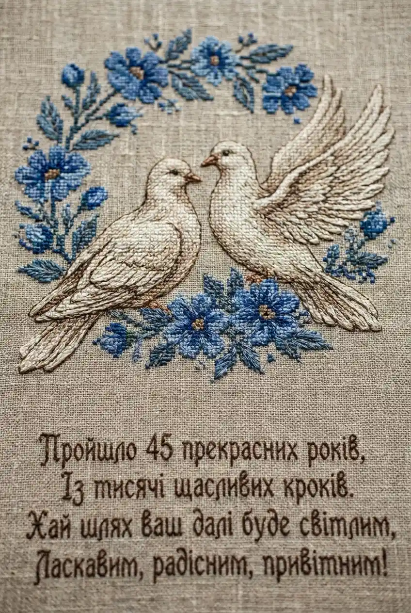45 років весілля - картинки