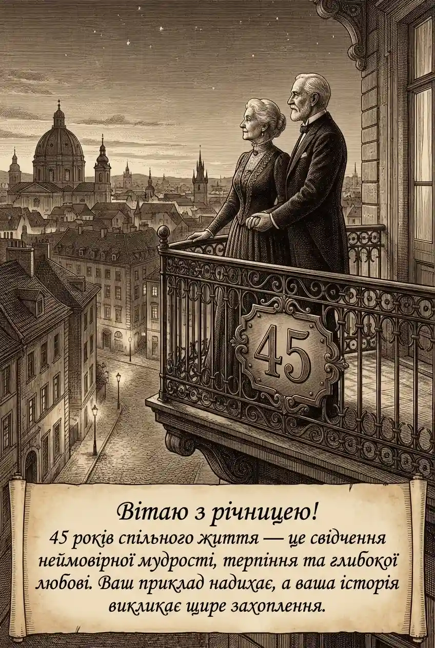 45 років весілля - картинки