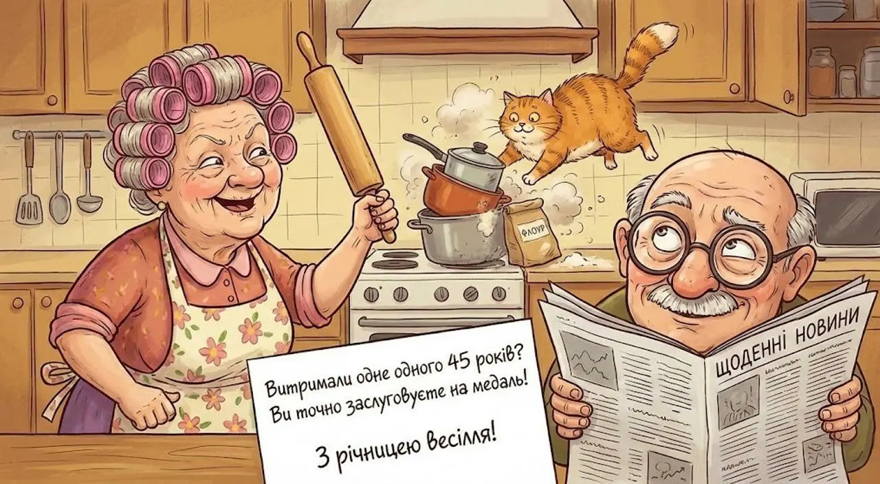 Картинки привітань на 45 років весілля
