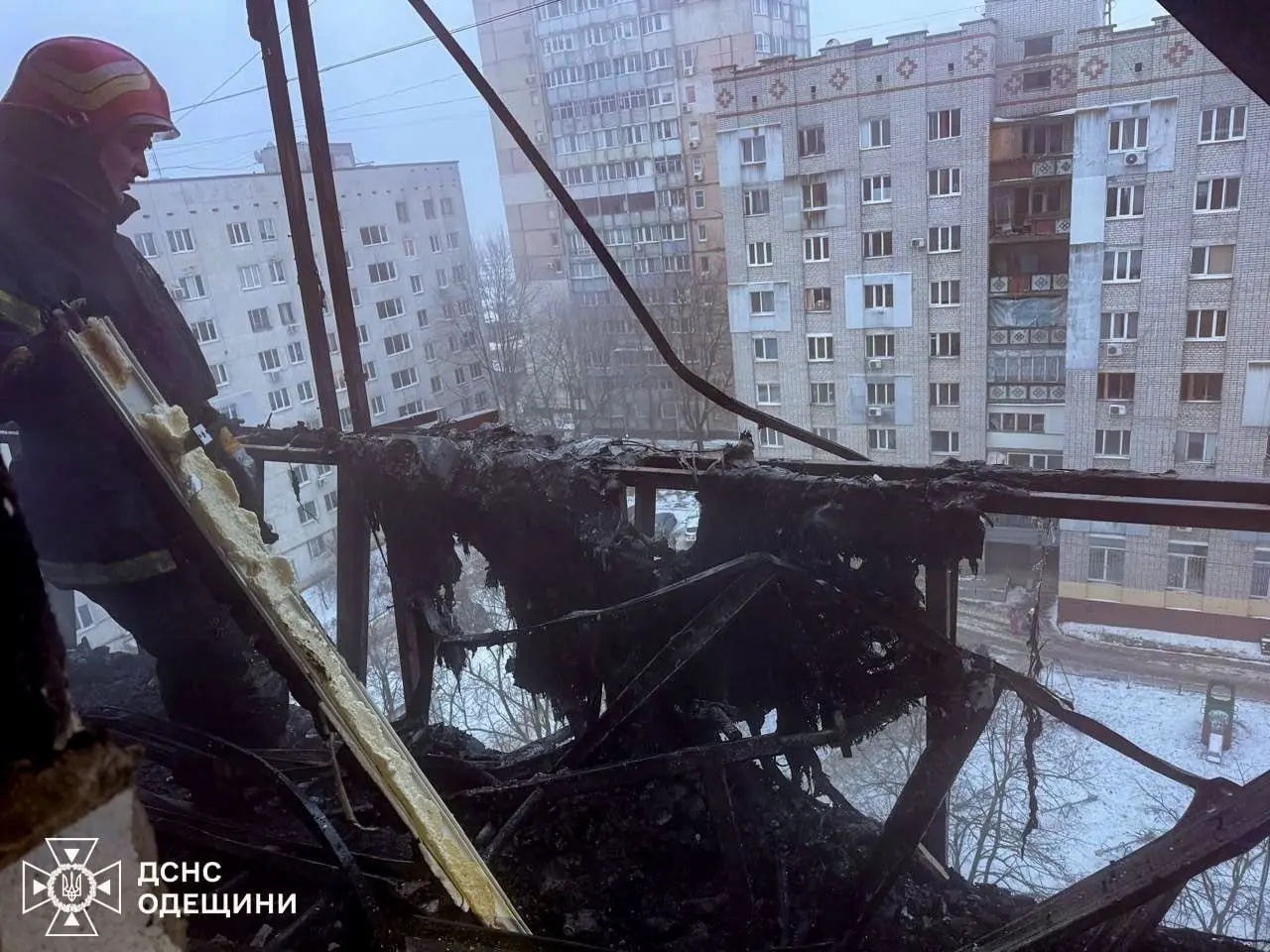 Одещина під ударом: ранок із вибухами, пожежами та розслідуванням воєнного злочину