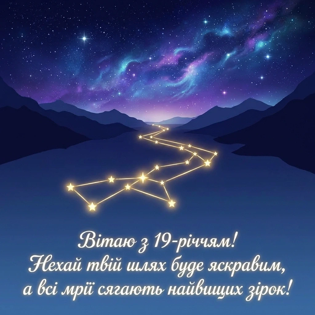 з днем народження 19 років