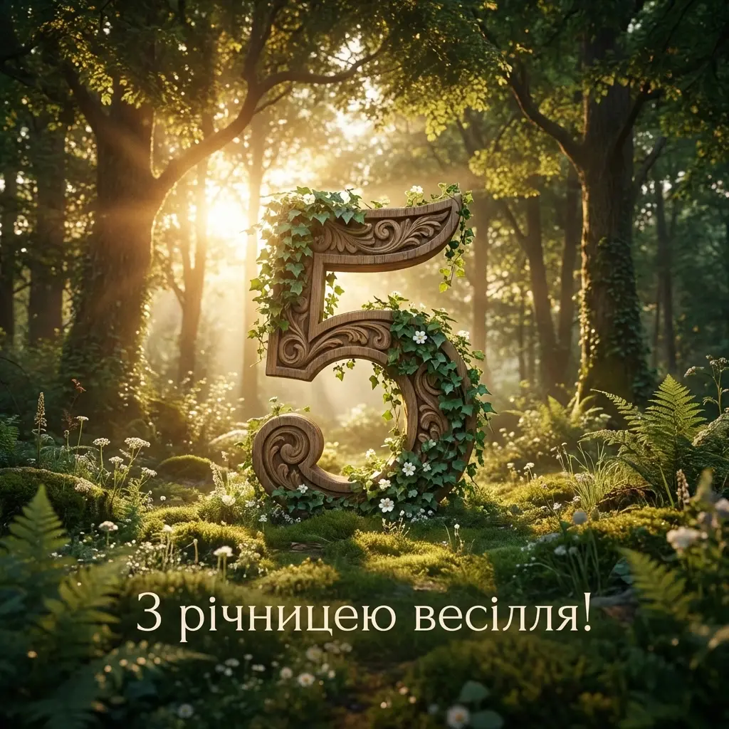 річниця весілля 5 років