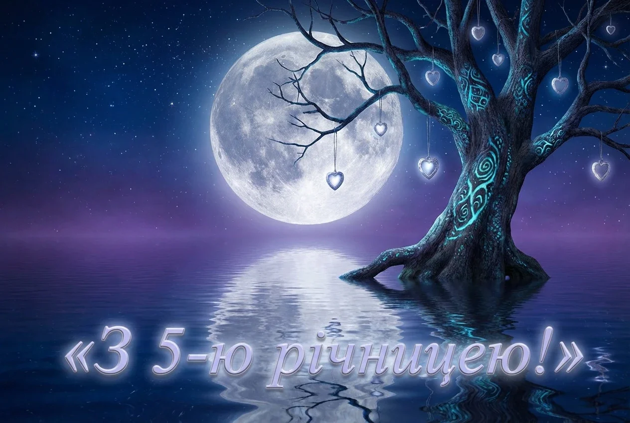 річниця весілля 5 років