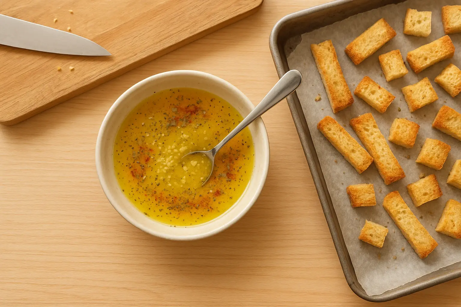 гренки в духовке