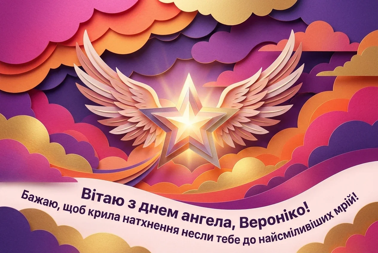 з днем ангела Вероніка