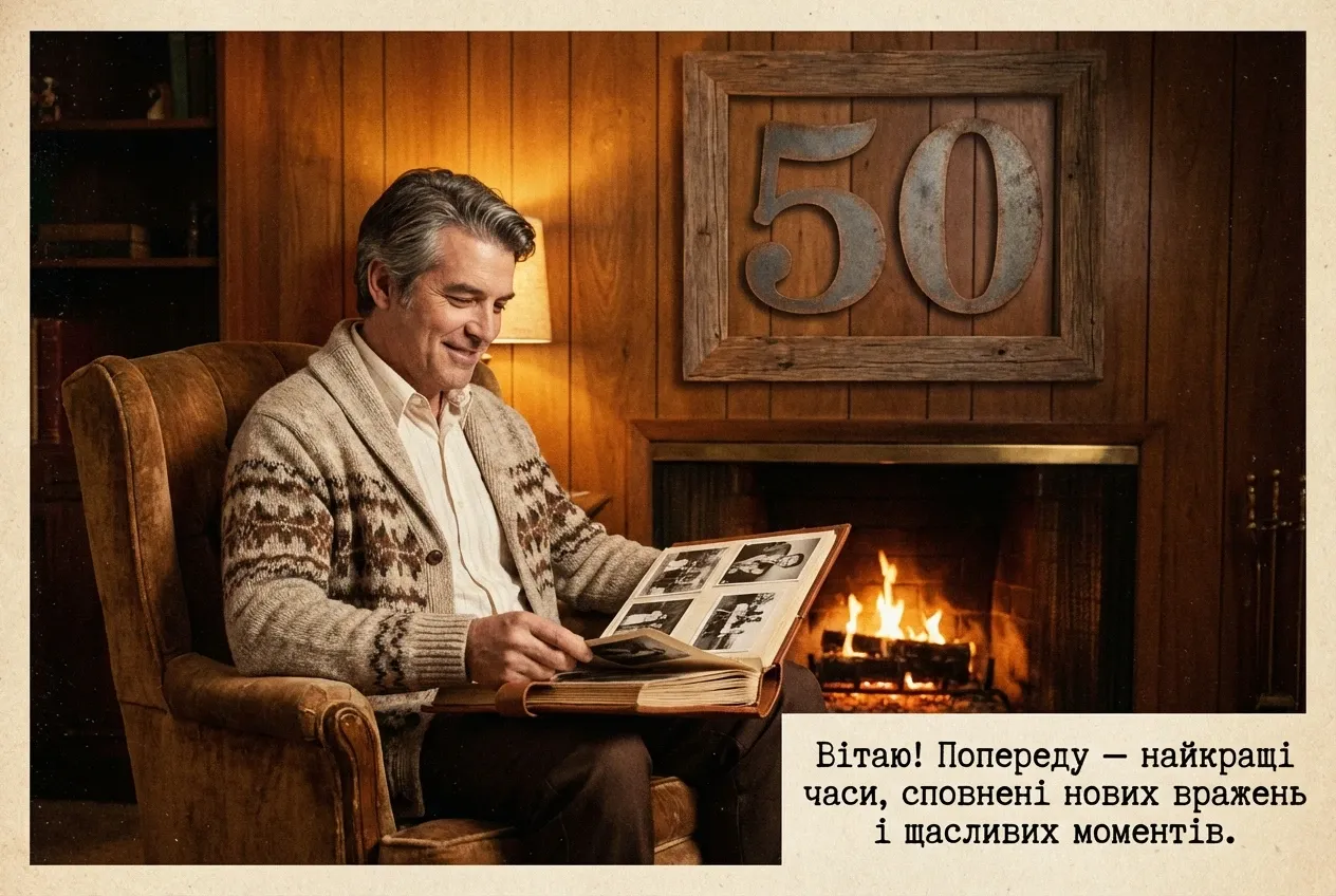 вітаємо з ювілеєм 50
