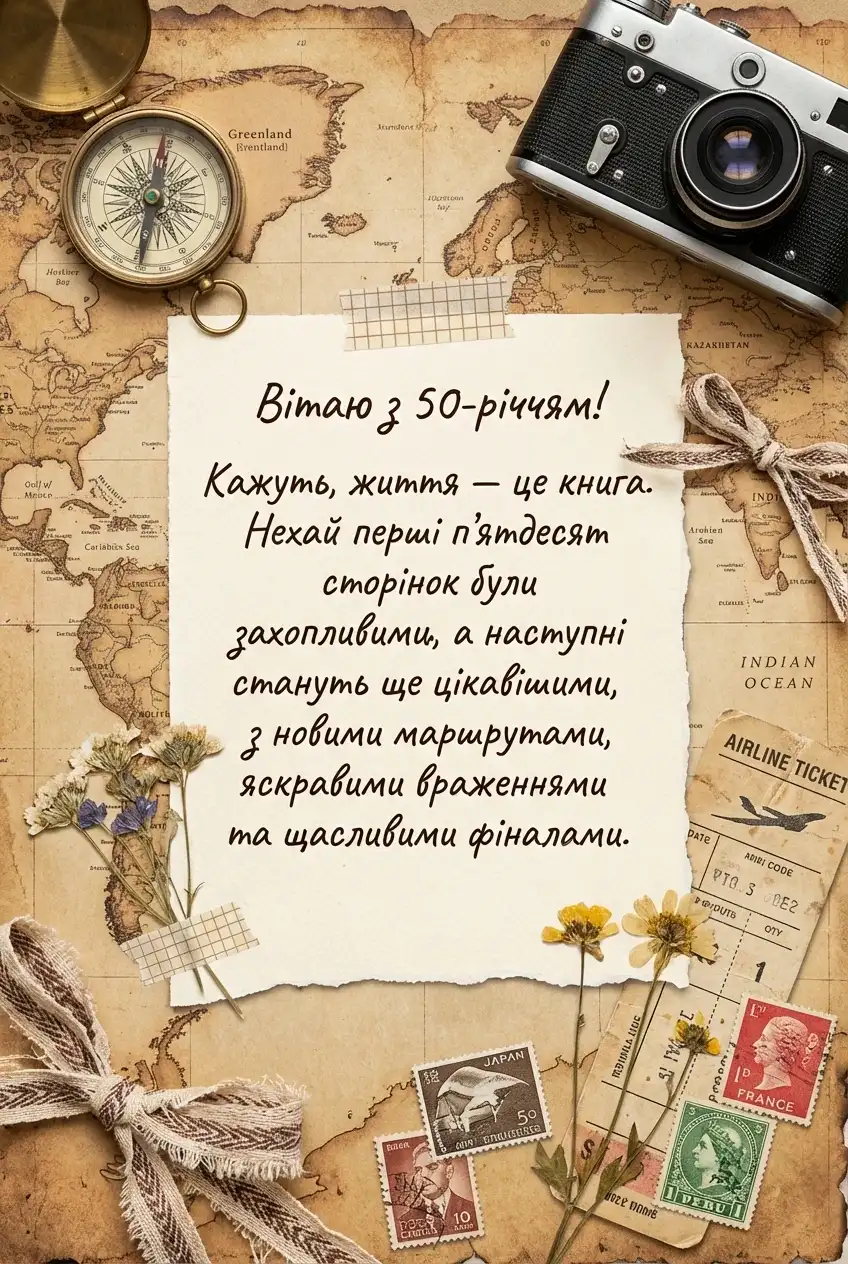 вітаємо з ювілеєм 50