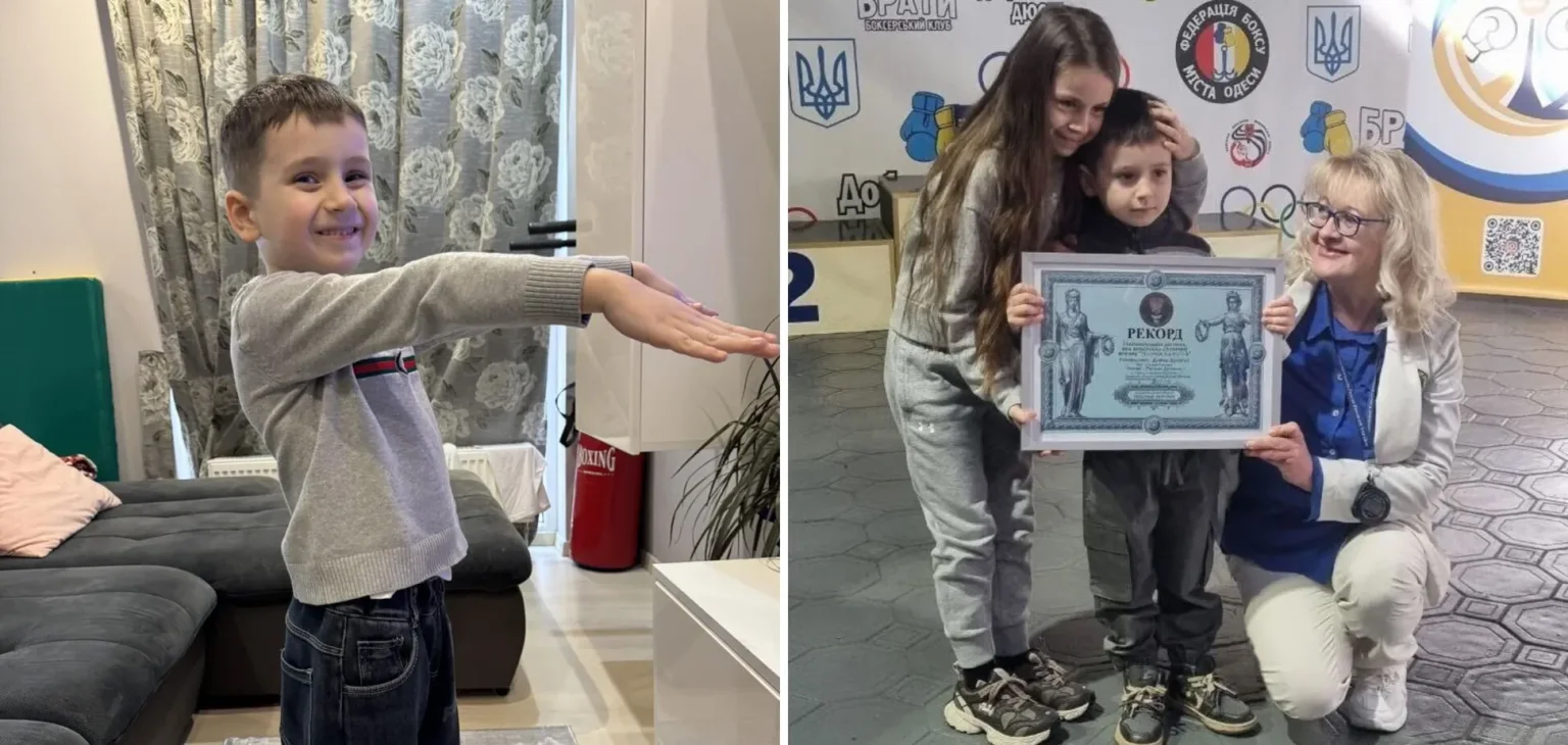 Чотирирічний одесит вразив витривалістю та встановив рекорд України з присідань