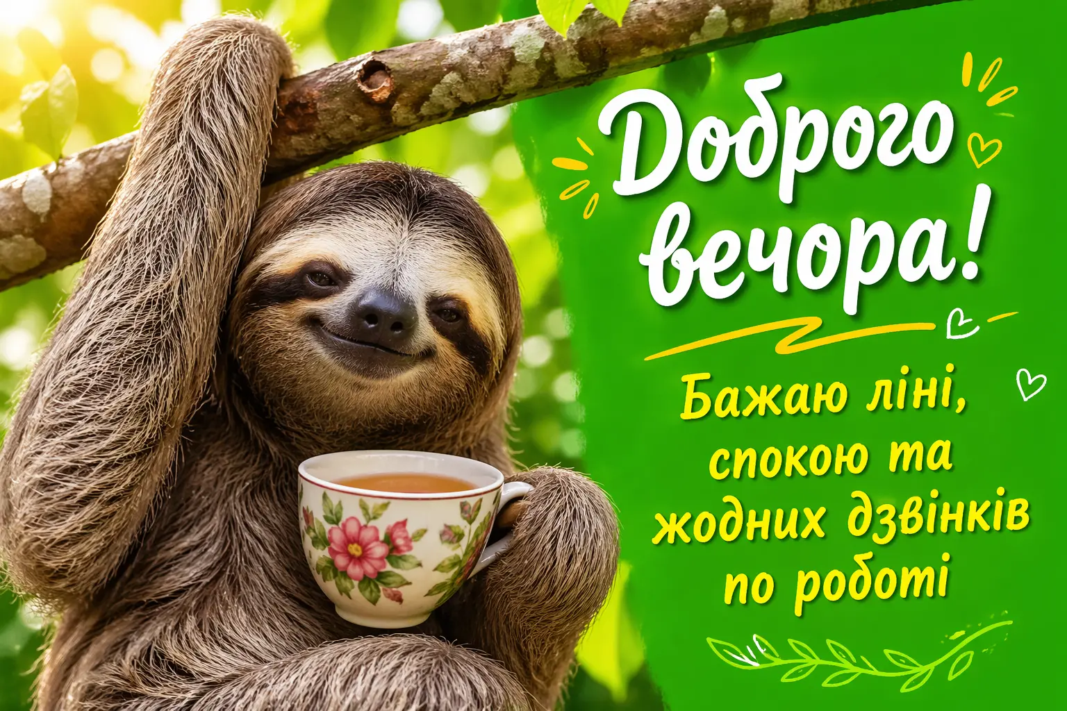 Приколи та побажання доброго вечора: кумедні картинки для гарного настрою