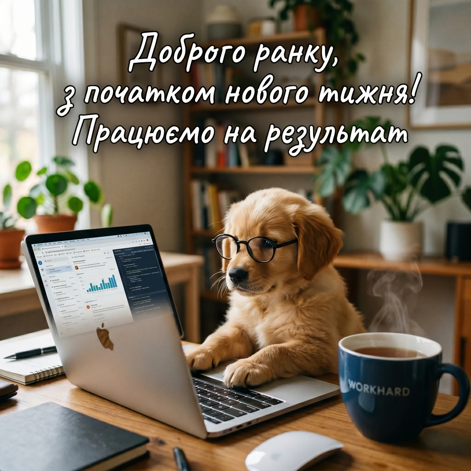Доброго ранку, з початком нового тижня: душевні листівки та щирі побажання