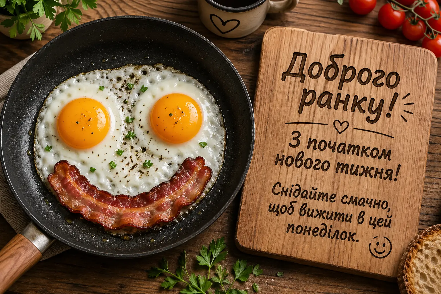 Доброго ранку, з початком нового тижня: душевні листівки та щирі побажання