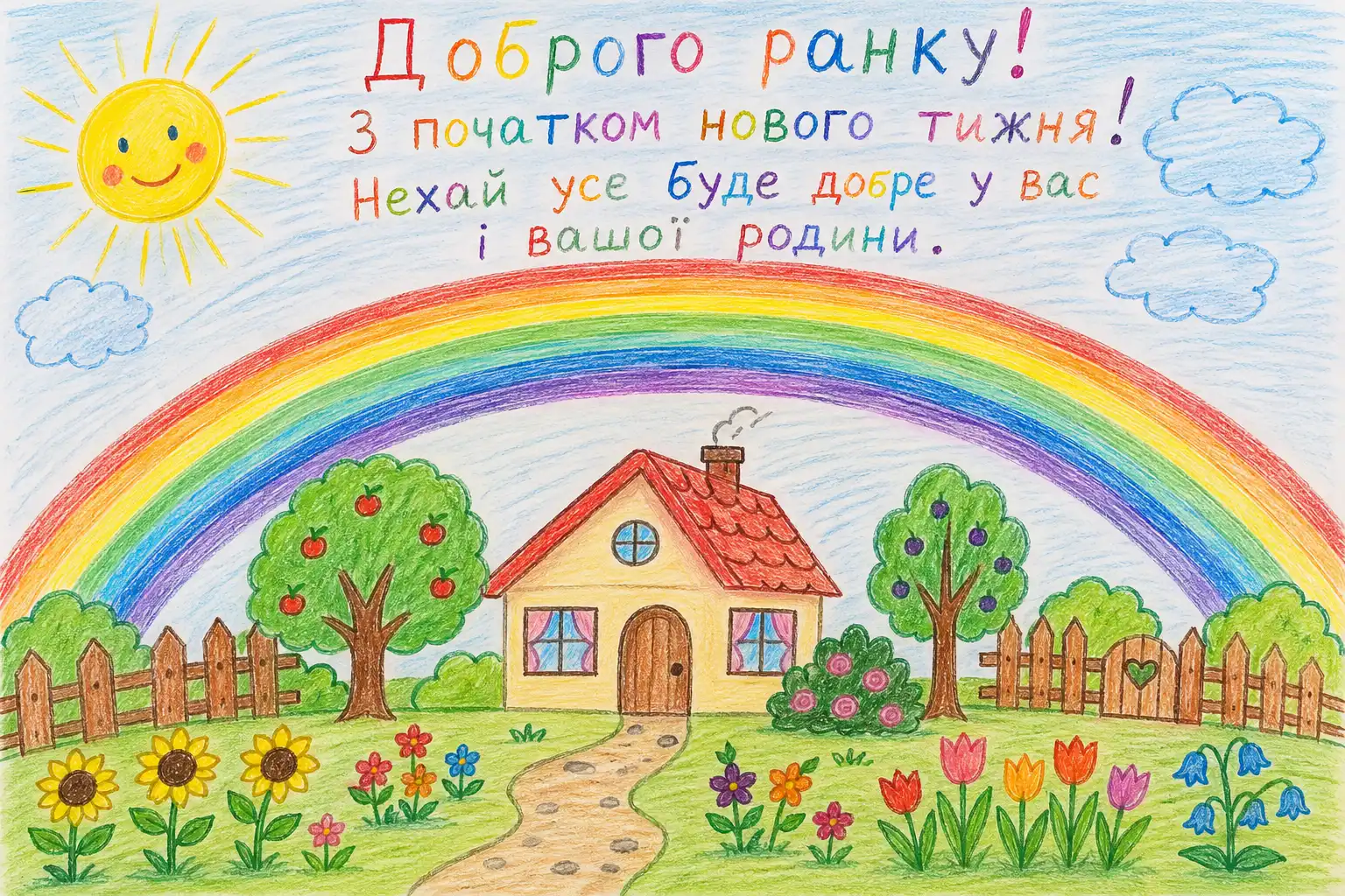 Доброго ранку, з початком нового тижня: душевні листівки та щирі побажання