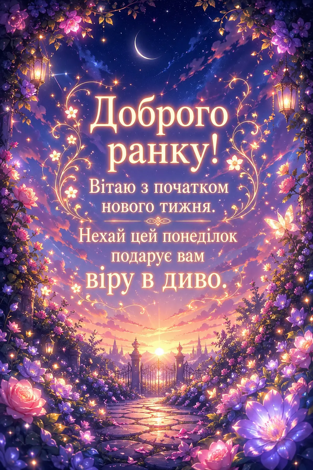 Доброго ранку, з початком нового тижня: душевні листівки та щирі побажання