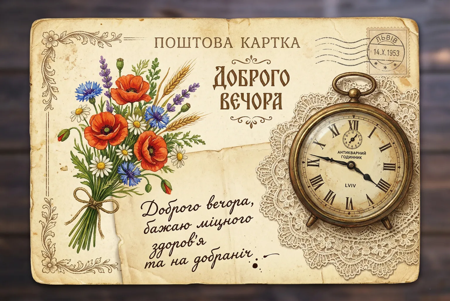Доброго вечора та на добраніч: найкращі картинки та душевні побажання