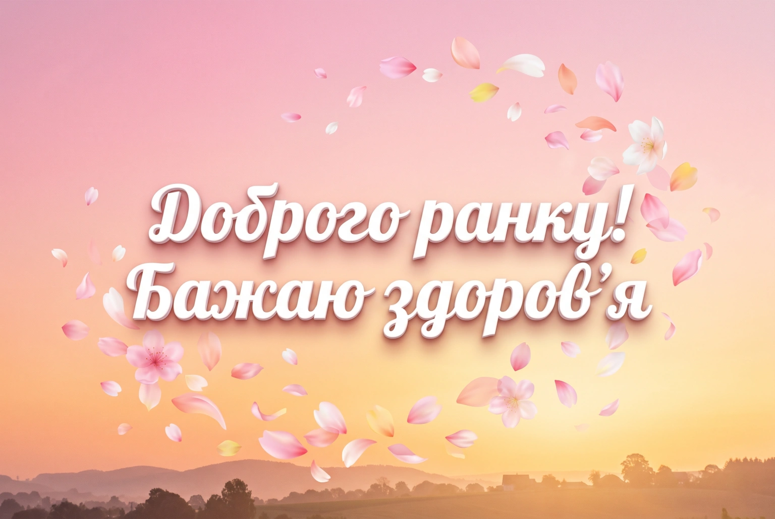 Доброго ранку, бажаю здоров’я: душевні картинки та щирі вітання для близьких