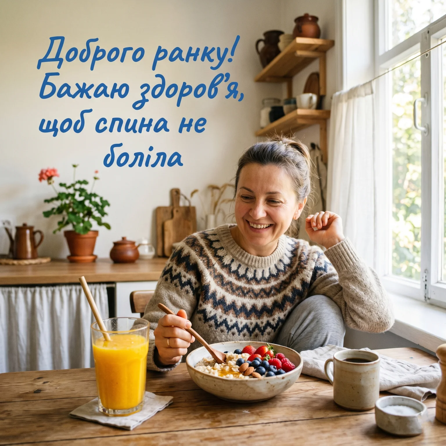 Доброго ранку, бажаю здоров’я: душевні картинки та щирі вітання для близьких